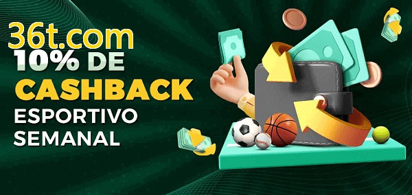 10% de bônus de cashback na 36t.com